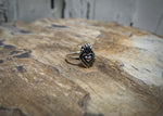 Sterling Silver Flaming Heart Ring