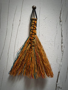 Hand Dyed Altar Brooms - 6-7” Broomcorn